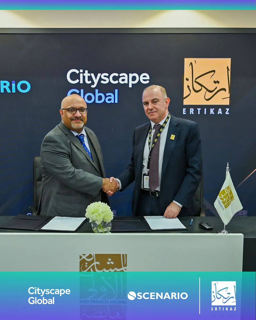 توقيع اتفاقية شركة ارتكاز مع شركة سيناريو